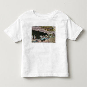 T-shirt Opinião os trabalhadores na pedreira de ardósia