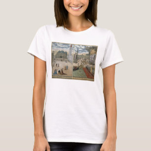 T-shirt Opinião San Marco, e o Palazzo Ducale no fogo,