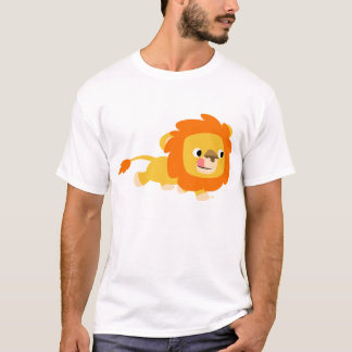 T-shirt oportunista das crianças do leão dos