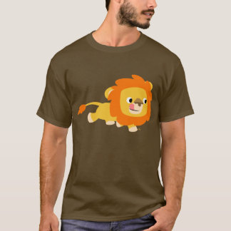 T-shirt oportunista do leão dos desenhos animados
