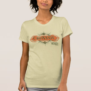 T-shirt Oração Laranja Deco Obliviar Espelho Gráfico