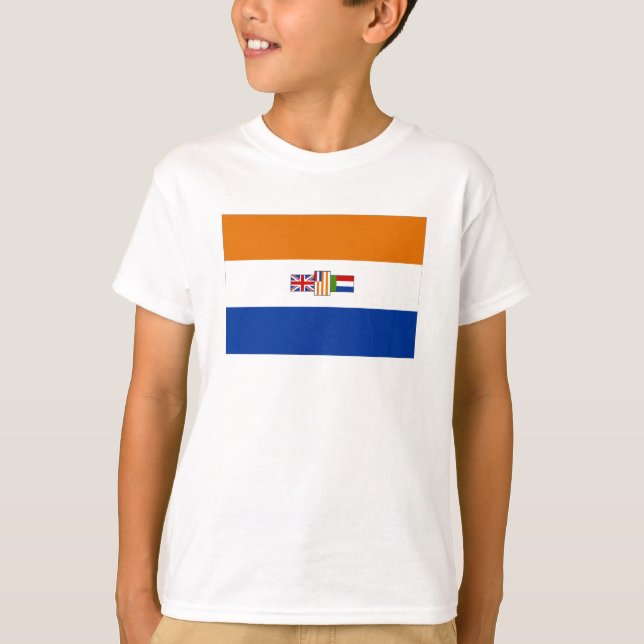 T-shirt Oranje Blanje Blou (Frente)