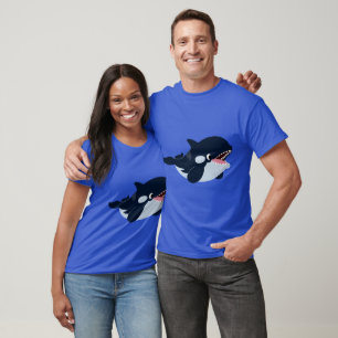 T-Shirt Orca De Bebê De Cartoon Bonito