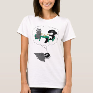 T-shirt Orcas e corujas