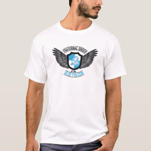 T-shirt Ordem fraterno do falcão azul, falcão azul
