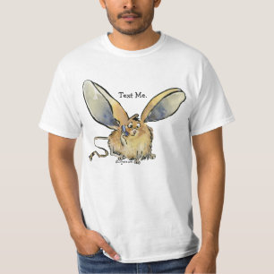 T-shirt orelhudo longo de Jerboa dos desenhos