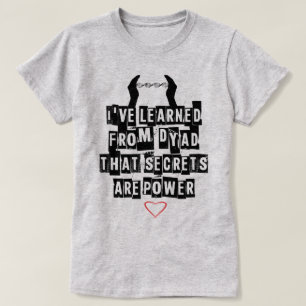 T-shirt órfão do design dos segredos da díade d