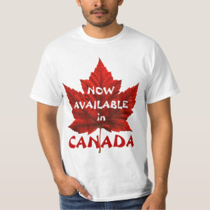 T-shirt orgânico engraçado de Canadá do t-shirt