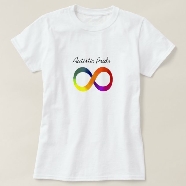T-shirt Orgulho autístico (Frente do Design)