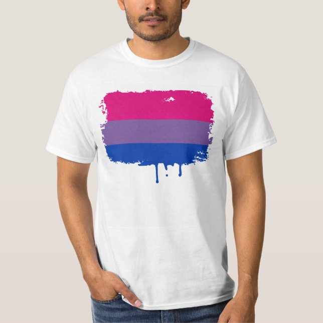 T-shirt Orgulho bissexual (Frente)