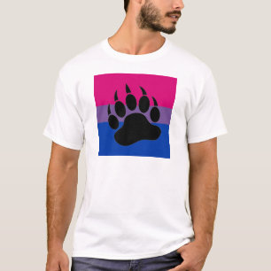 T-shirt Orgulho bissexual do urso