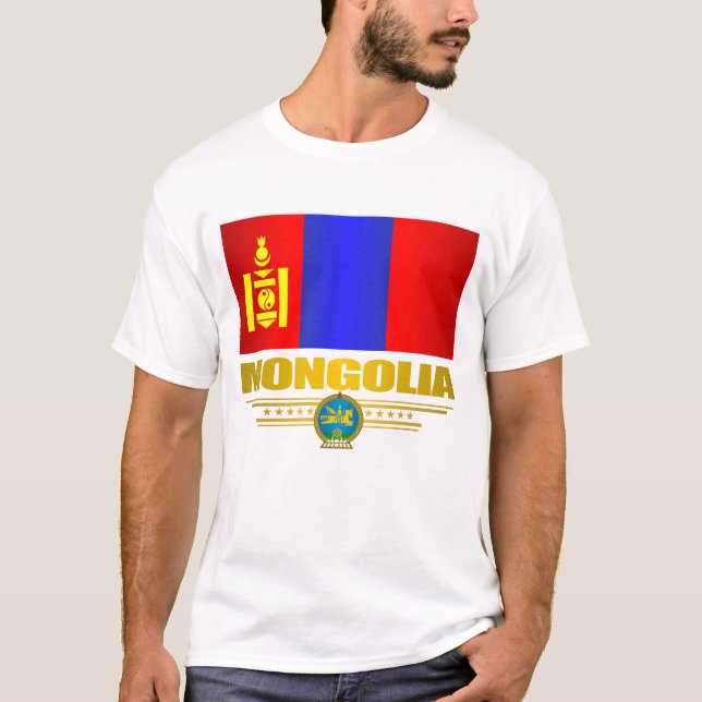 T-shirt Orgulho da Mongólia (Frente)