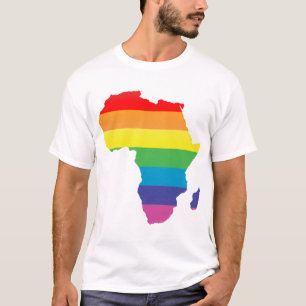 T-shirt orgulho de áfrica.