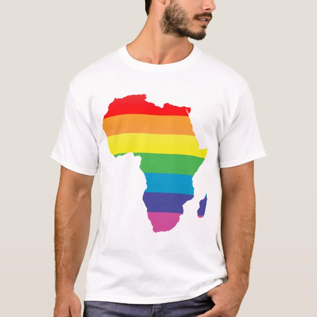 T-shirt orgulho de áfrica. (Frente)