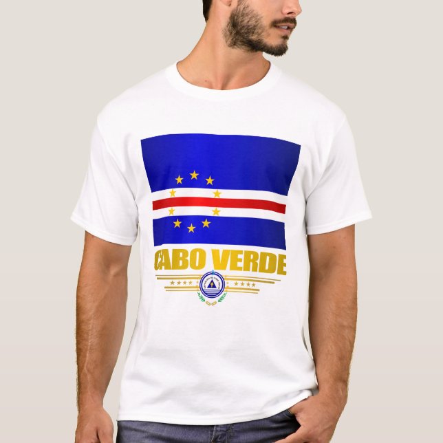 T-shirt Orgulho de Cabo Verde (Frente)