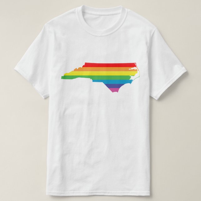 T-shirt orgulho de carolina do norte. (Frente do Design)