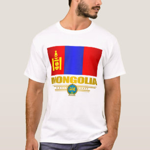 T-shirt Orgulho de Mongolia