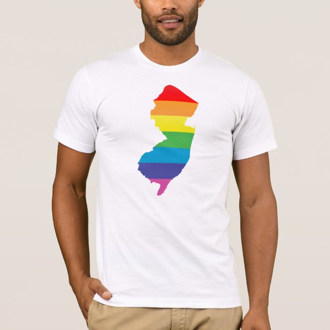 T-shirt orgulho de New-jersey (Frente)