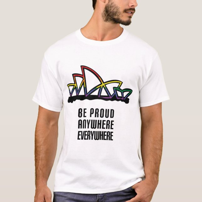 T-shirt Orgulho de Sydney (Frente)