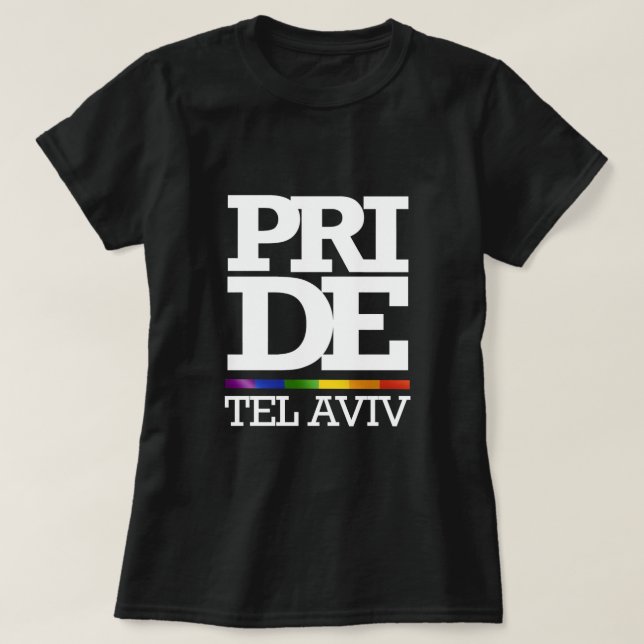 T-SHIRT ORGULHO DE TEL AVIV - - .PNG (Frente do Design)