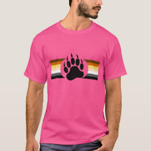 T-shirt Orgulho de Urso - as faixas de cores e a braçadei