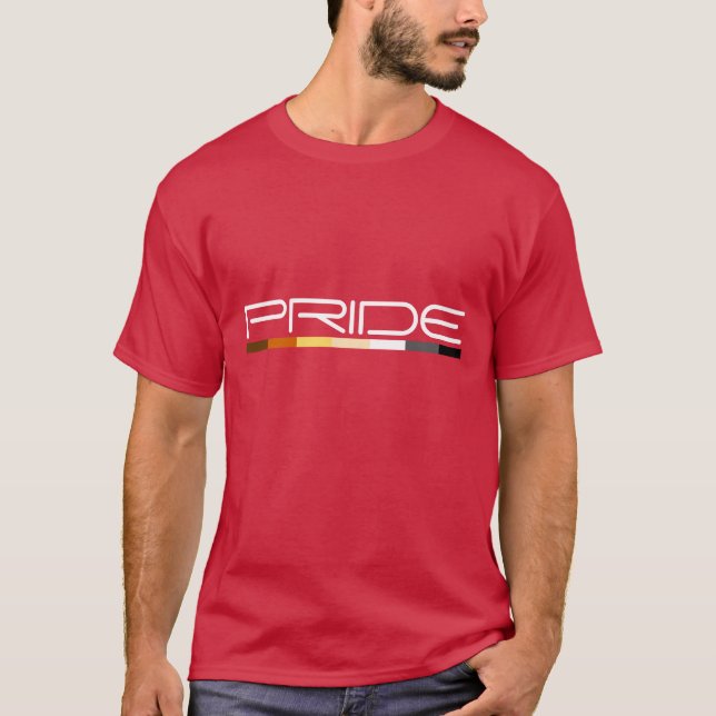 T-shirt Orgulho de Urso Moderno e Ousado (Frente)