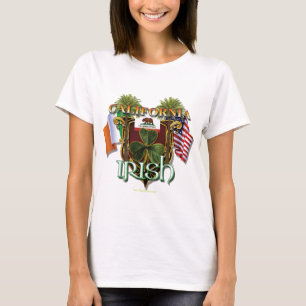 T-shirt Orgulho do irlandês de Califórnia