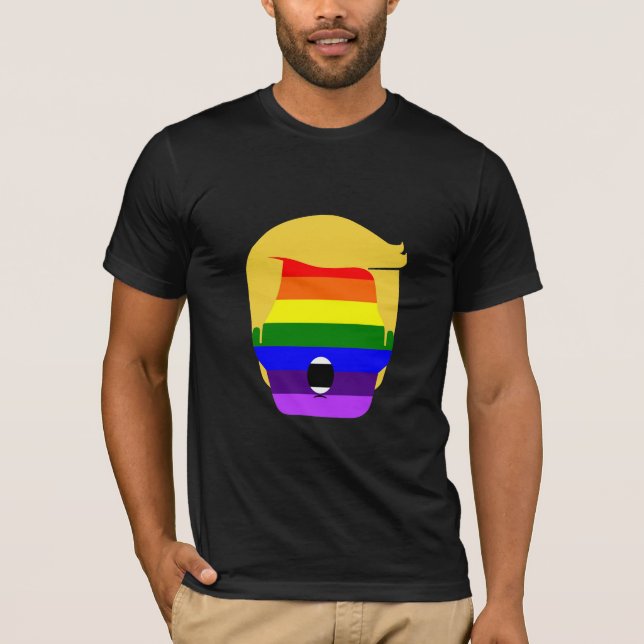 T-shirt Orgulho do trunfo de LGBTQ??? (Frente)