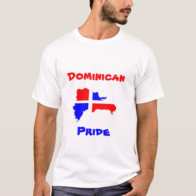 T-shirt Orgulho dominiquense (Frente)