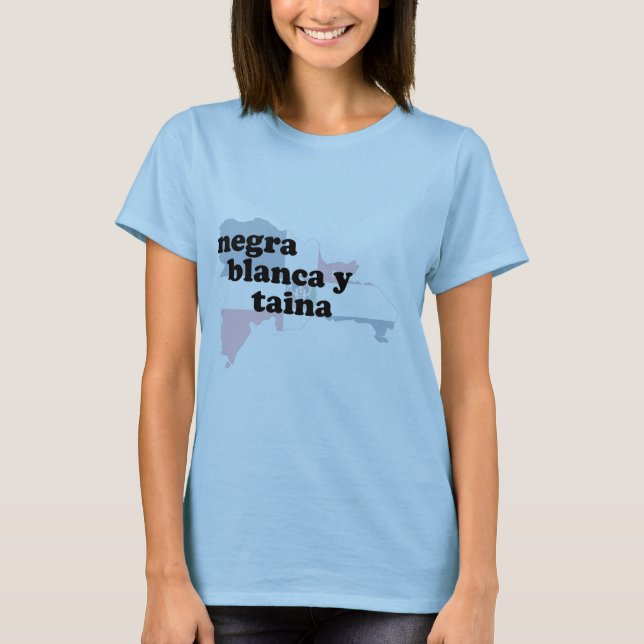 T-shirt Orgulho dominiquense! (Frente)