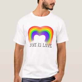 T-shirt Orgulho Gay Amor É Amor