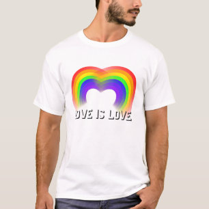T-shirt Orgulho Gay Amor É Amor
