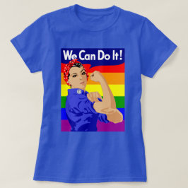 T-SHIRT ORGULHO GAY ROSIE O RIVETOR COM PISCINA