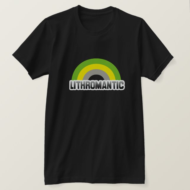 T-shirt Orgulho Litromântico (Frente do Design)