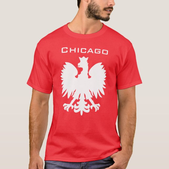 T-shirt Orgulho Polonês de Chicago (Frente)