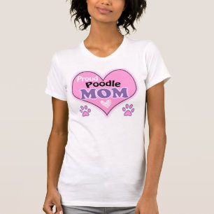 T-shirt Orgulho Poodle Mãe