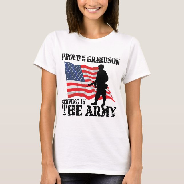 T-shirt Orgulhoso de meu neto (Frente)