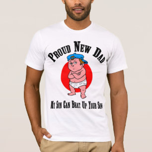 T-shirt orgulhoso do novo papai