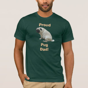 T-shirt orgulhoso do pai do Pug