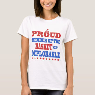 T-SHIRT ORGULHOSO MEMBRO DA BASE DE DEPLORÁVEL