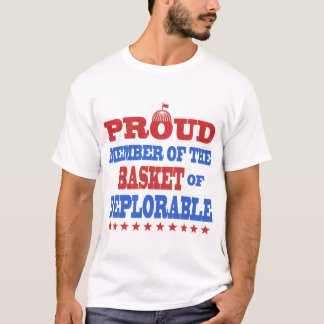 T-SHIRT ORGULHOSO MEMBRO DA BASE DE DEPLORÁVEL