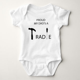 T-shirt Orgulhoso meu pai é um Tradie