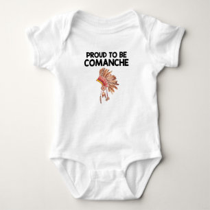T-shirt Orgulhoso ser Bodysuit do bebê do nativo american