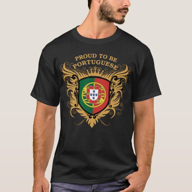 T-shirt Orgulhoso ser português (Frente)