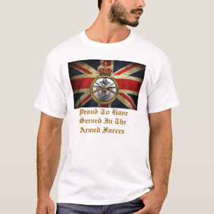 T-shirt Orgulhoso ter servido nas forças armadas