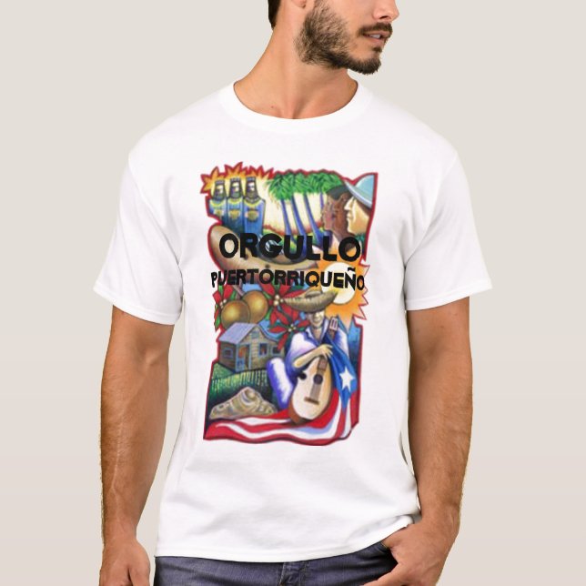 T-shirt Orgullo Puertorriqueño (Frente)
