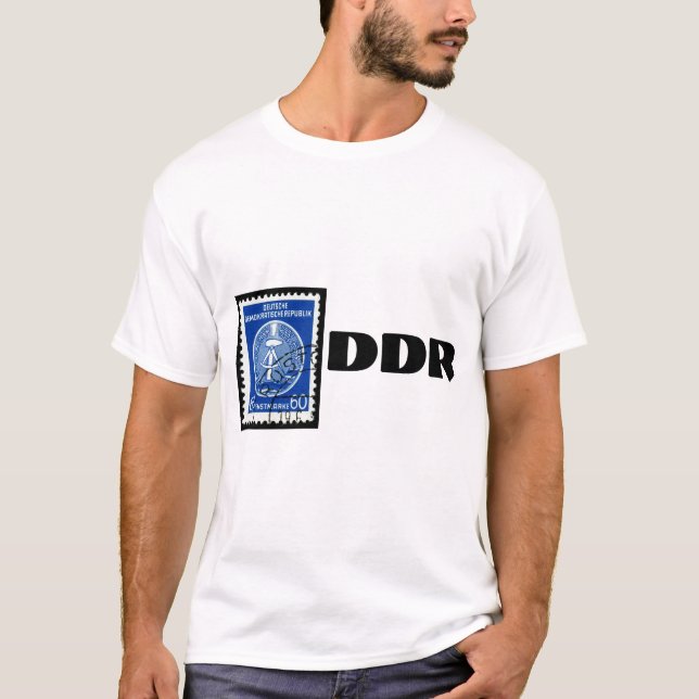 T-shirt oriental com selo da RDA (Frente)