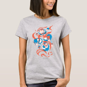T-shirt Originais DC - Burst de Logotipo