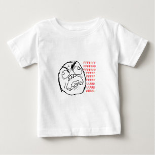 T-shirt Original da cara da raiva