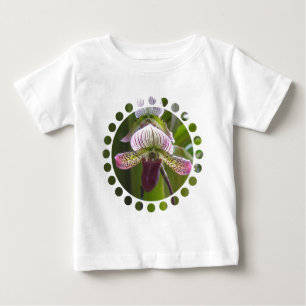 T-shirt original do bebê da orquídea